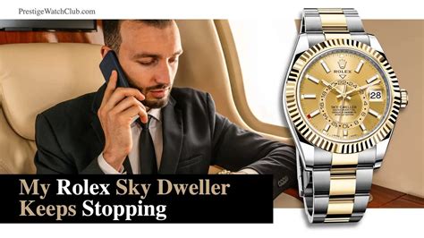 rolex watch ticking|my rolex watch keeps stopping.